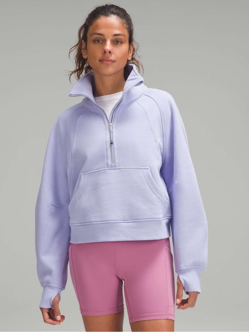 lululemon athletica Lavender Half-Zip Sweatshirt